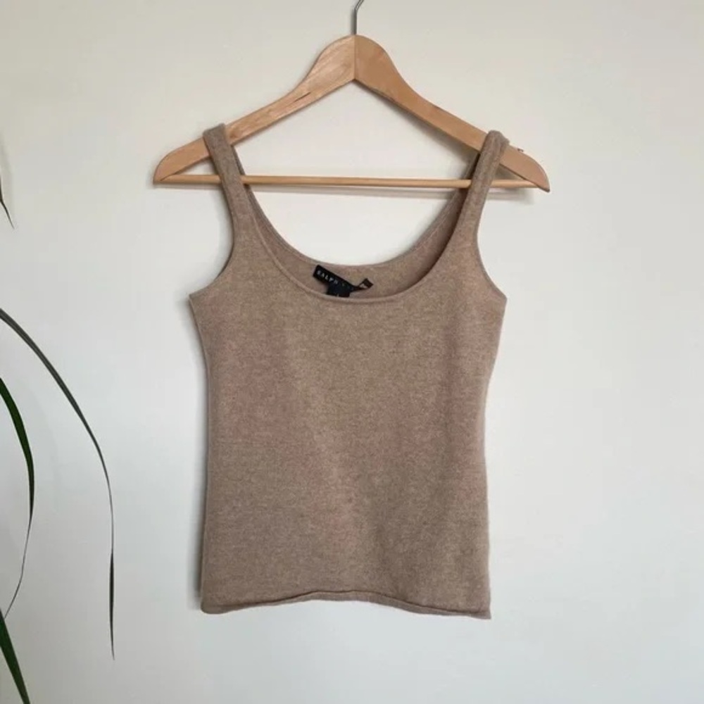Ralph Lauren Black Label 100% Cashmere Tank Top